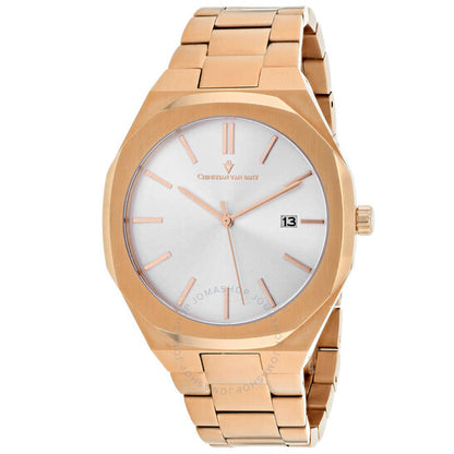 Christian Van Sant, Octavius Slim Quartz Silver Dial Men's Watch