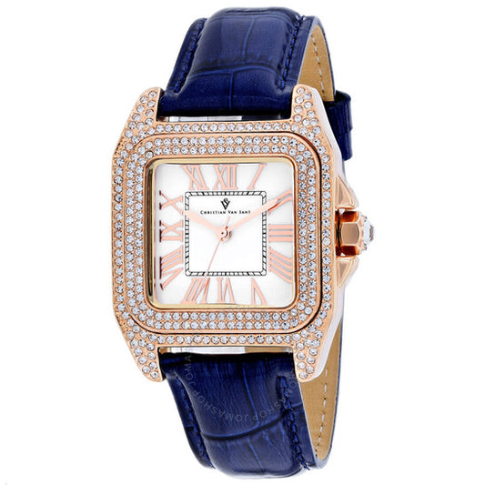 ساعة كريستيان فان سانت، راديوز كوارتز بمينا بيضاء للسيدات