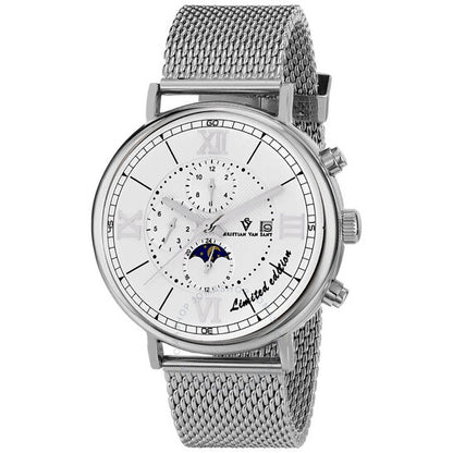 Christian Van Sant, Somptueuse LTD Chronograph Automatic White Dial Men's Watch