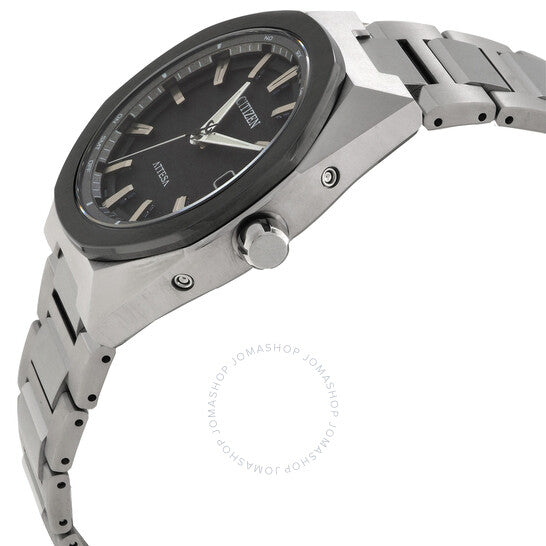 ساعة سيتيزن أتيسا إيكو درايف للرجال بمينا أسود