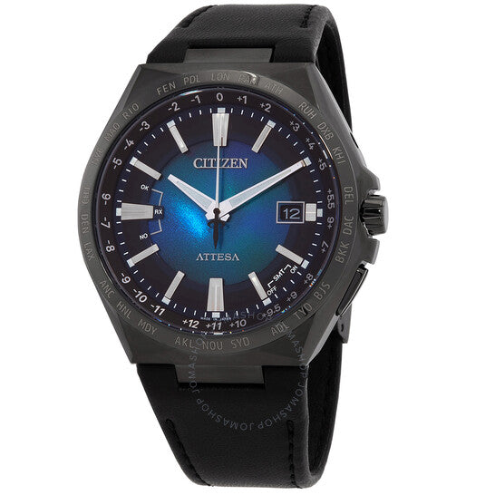 Citizen, Attesa Perpetual GMT Eco-Drive Blue Dial Men's Watch