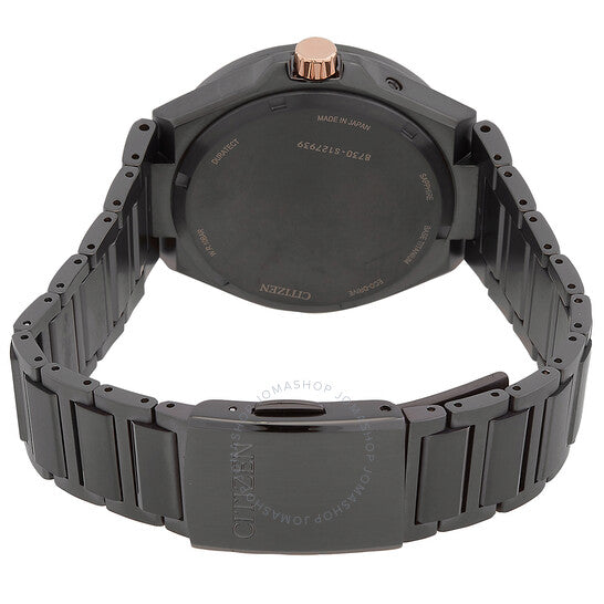 Citizen, Attesa Quartz Moon Phase Black Dial Men's Watch