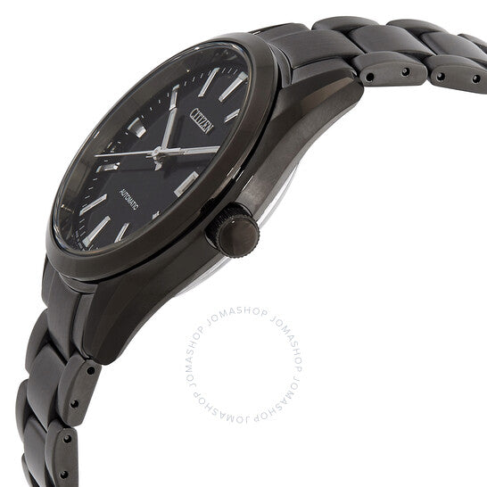 ساعة سيتيزن أوتوماتيكية للرجال بمينا أسود