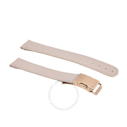 ساعة سيتيزن أوتوماتيكية للسيدات بمينا أبيض كريستالي