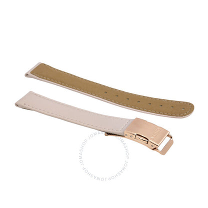 ساعة سيتيزن أوتوماتيكية للسيدات بمينا أبيض كريستالي