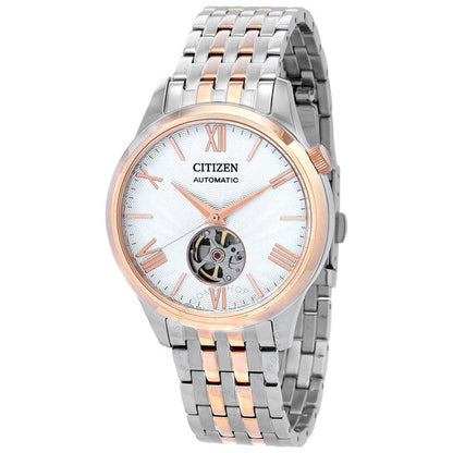 Citizen, Automatic White Dial Two-Tone Men's Watch