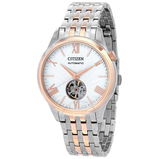 Citizen, Automatic White Dial Two-Tone Men's Watch