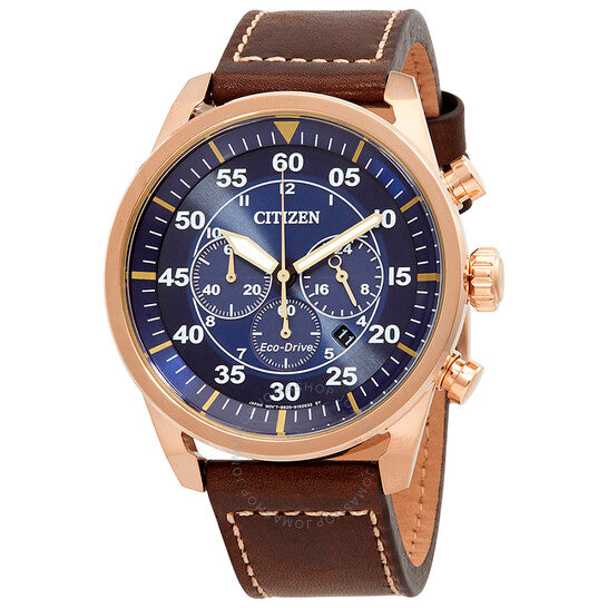 Citizen, Avion Chronograph Eco-Drive Blue Dial Men's Watch