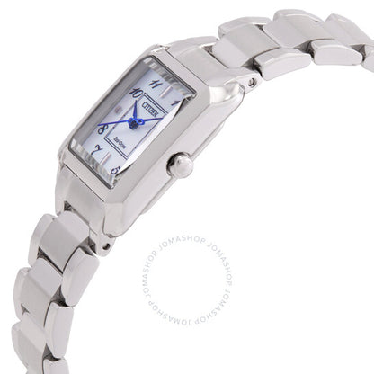 ساعة سيتيزن بيانكا للسيدات بمينا أبيض