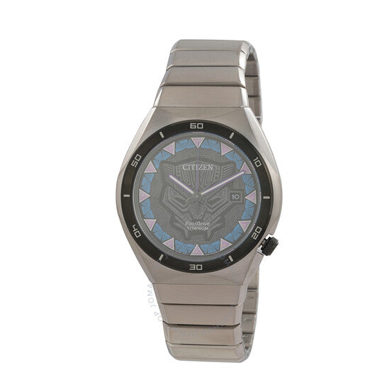 ساعة سيتيزن بلاك بانثر إيكو درايف للرجال بمينا أسود