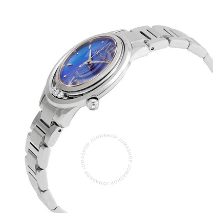 ساعة سيتيزن للسيدات بمينا أزرق