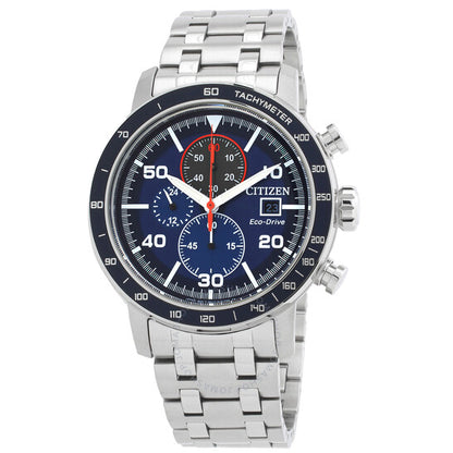 Citizen, Brycen Chronograph Eco-Drive Blue Dial Men's Watch
