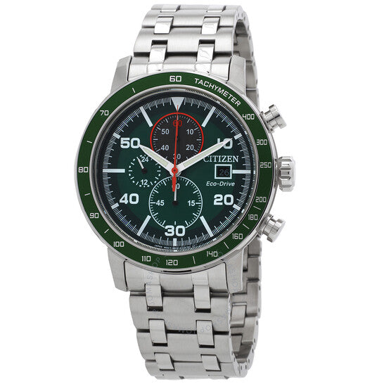 Citizen, Brycen Chronograph Eco-Drive Green Dial Men's Watch