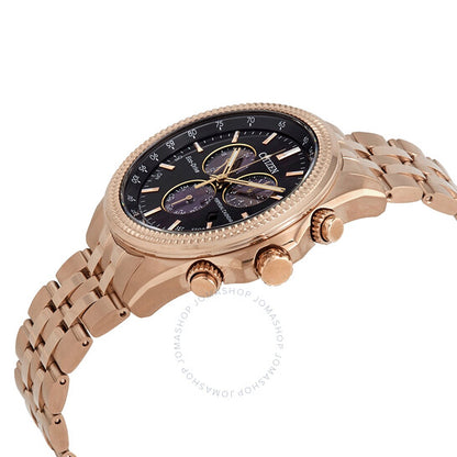 Citizen, Brycen Perpetual Chronograph Eco-Drive Black Dial Men's Watch