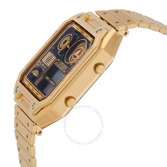 Citizen, C-3PO Perpetual Quartz Analog-Digital Black Dial Men's Watch
