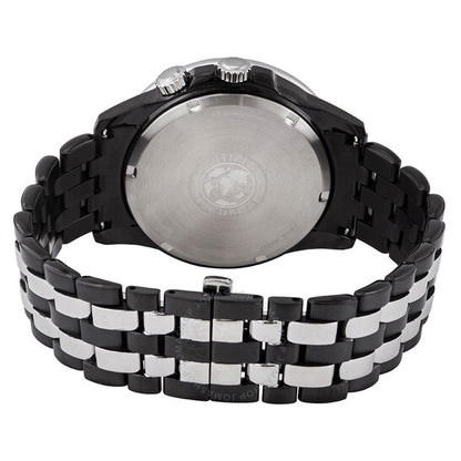 ساعة سيتيزن كالندريير دايموند للرجال بمينا سوداء