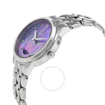 ساعة سيتيزن كاليندير إيكو درايف كرونوغراف دايموند للسيدات