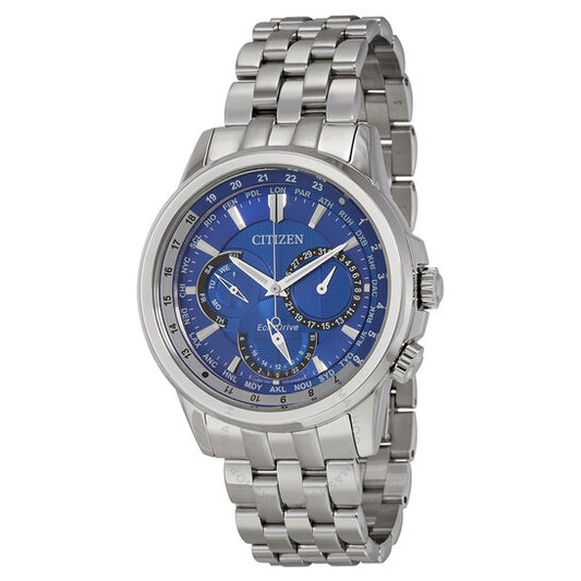 Citizen, Calendrier Eco-Drive World Time Dark Blue Dial Men's Watch
