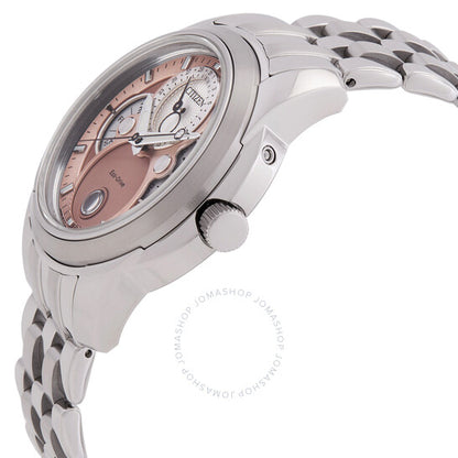 ساعة Citizen Calendrier Moon Phase Eco-Drive Salmon Dial