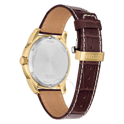 ساعة سيتيزن للرجال، كاليندير مون فيز، مينا ذهبية