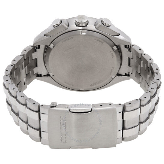 ساعة سيتيزن كارسون كرونوغراف للرجال بمينا فضي