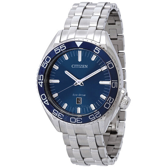 Citizen, Carson Eco-Drive Blue Dial Men's Watch