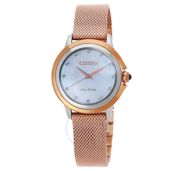 Citizen, Ceci Diamond Mother of Pearl Dial Ladies Watch