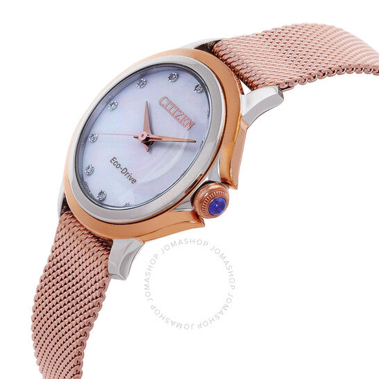 Citizen, Ceci Diamond Mother of Pearl Dial Ladies Watch
