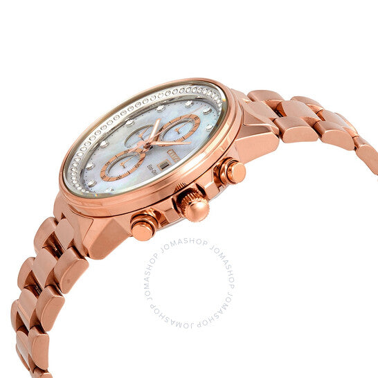 Citizen, Chandler Chronograph Eco-Drive Mother of Pearl Diamond Watch