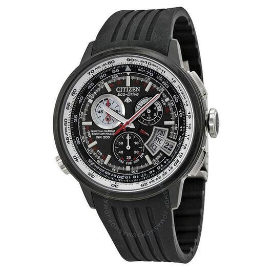 Citizen, Chrono AT World Time Perpetual Calendar Black Dial Men's Watch