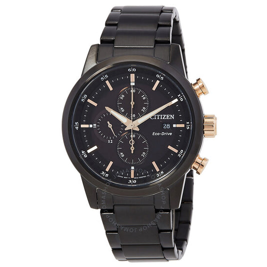 Citizen, Chronograph Eco-Drive Black Dial Men's Watch