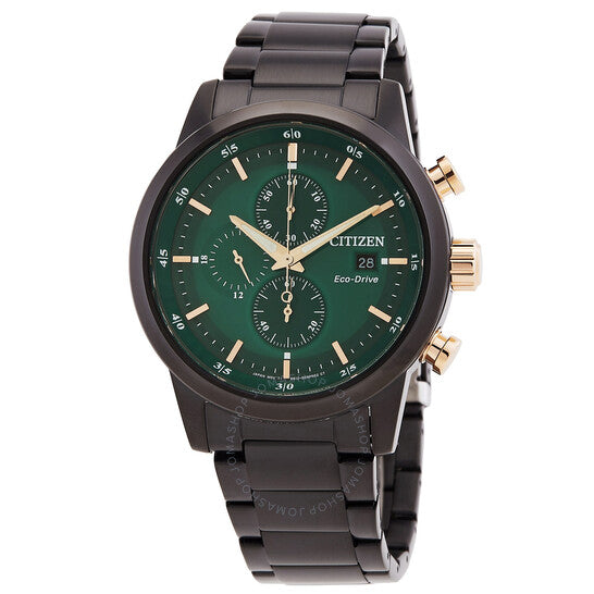Citizen, Chronograph Eco-Drive Green Dial Men's Watch