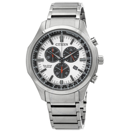 Citizen, Chronograph GMT Eco-Drive White Dial Men's Watch