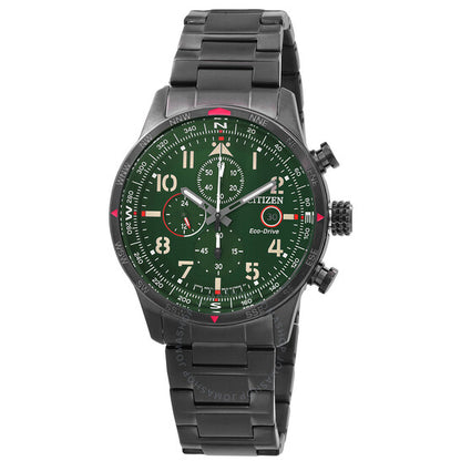 Citizen, Chronograph Green Dial Men's Watch