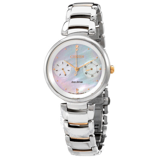 Citizen, Chronograph Mother of Pearl Crystal Dial Ladies Watch