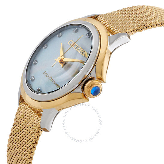 ساعة سيتيزن للسيدات مرصعة بالألماس