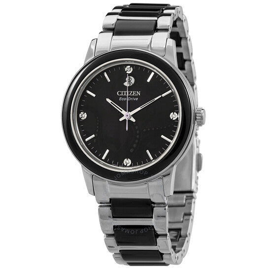 Citizen, Disney Villains Ursala Diamond Black Dial Ladies Watch