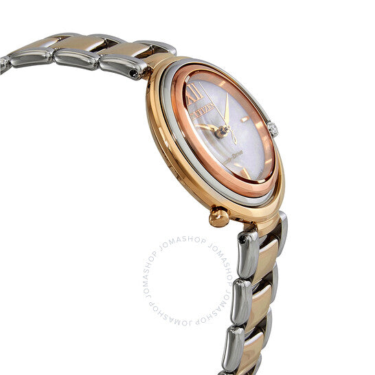 Citizen, Eco Diamond Mother of Pearl Dial Ladies Watch