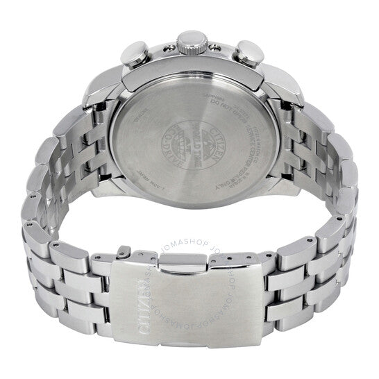 Citizen, Eco Drive Black Dial Stainless Steel Men's Watch