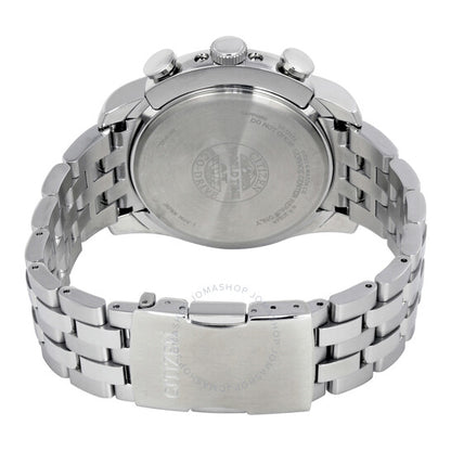 Citizen, Eco Drive Black Dial Stainless Steel Men's Watch