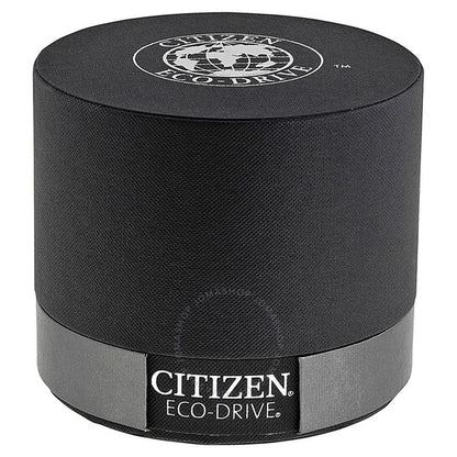 Citizen, Eco Drive Black Dial Stainless Steel Men's Watch