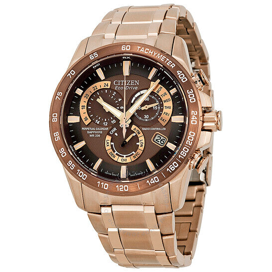 Citizen, Eco-Drive Perpetual Calendar Chronograph Atomic Synchronization Men's Watch
