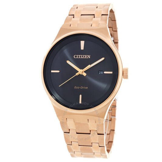 Citizen, Eco-Drive Black Dial Men's Watch