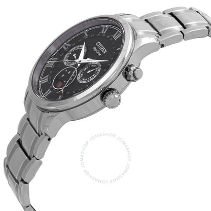 Citizen, Eco-Drive Black Dial Moon Phase Men's Watch