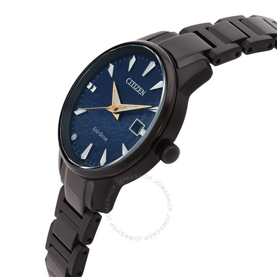 ساعة سيتيزن إيكو درايف للسيدات بمينا أزرق