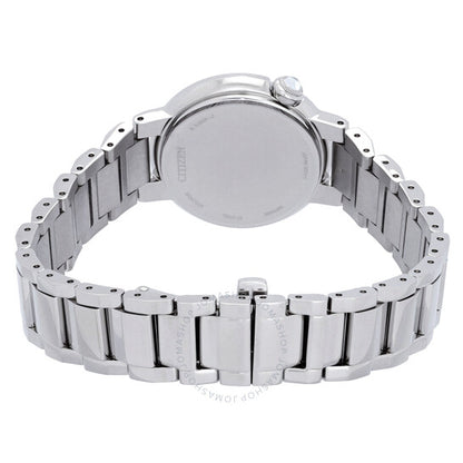 ساعة سيتيزن إيكو درايف النسائية المصنوعة من عرق اللؤلؤ الأزرق