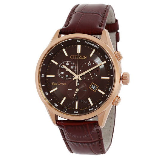 Citizen, Eco-Drive Chronograph Brown Dial Men's Watch