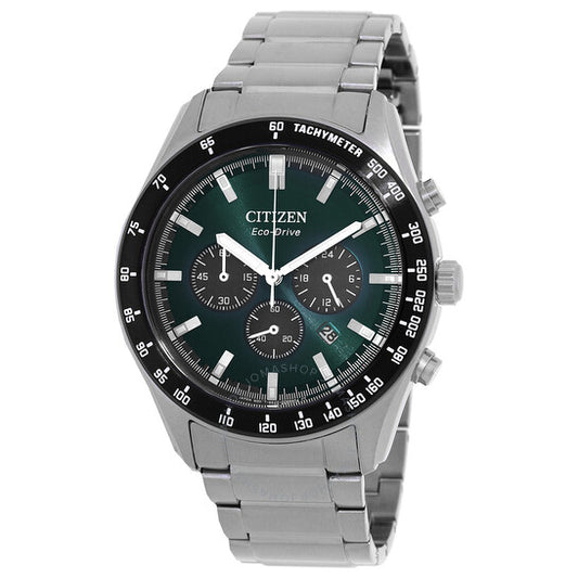 Citizen, Eco-Drive Chronograph Green Dial Men's Watch