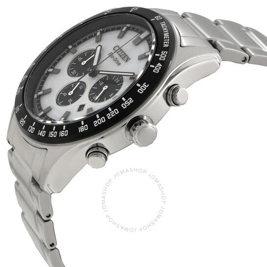 ساعة سيتيزن إيكو درايف كرونوغراف للرجال بمينا أبيض