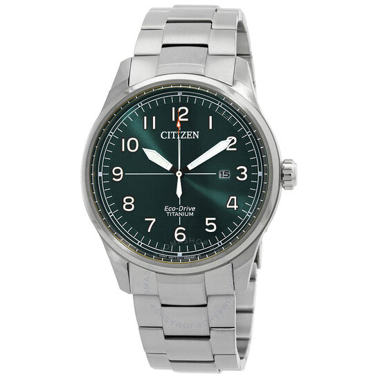 Citizen, Eco-Drive Grey-Green Dial Men's Watch